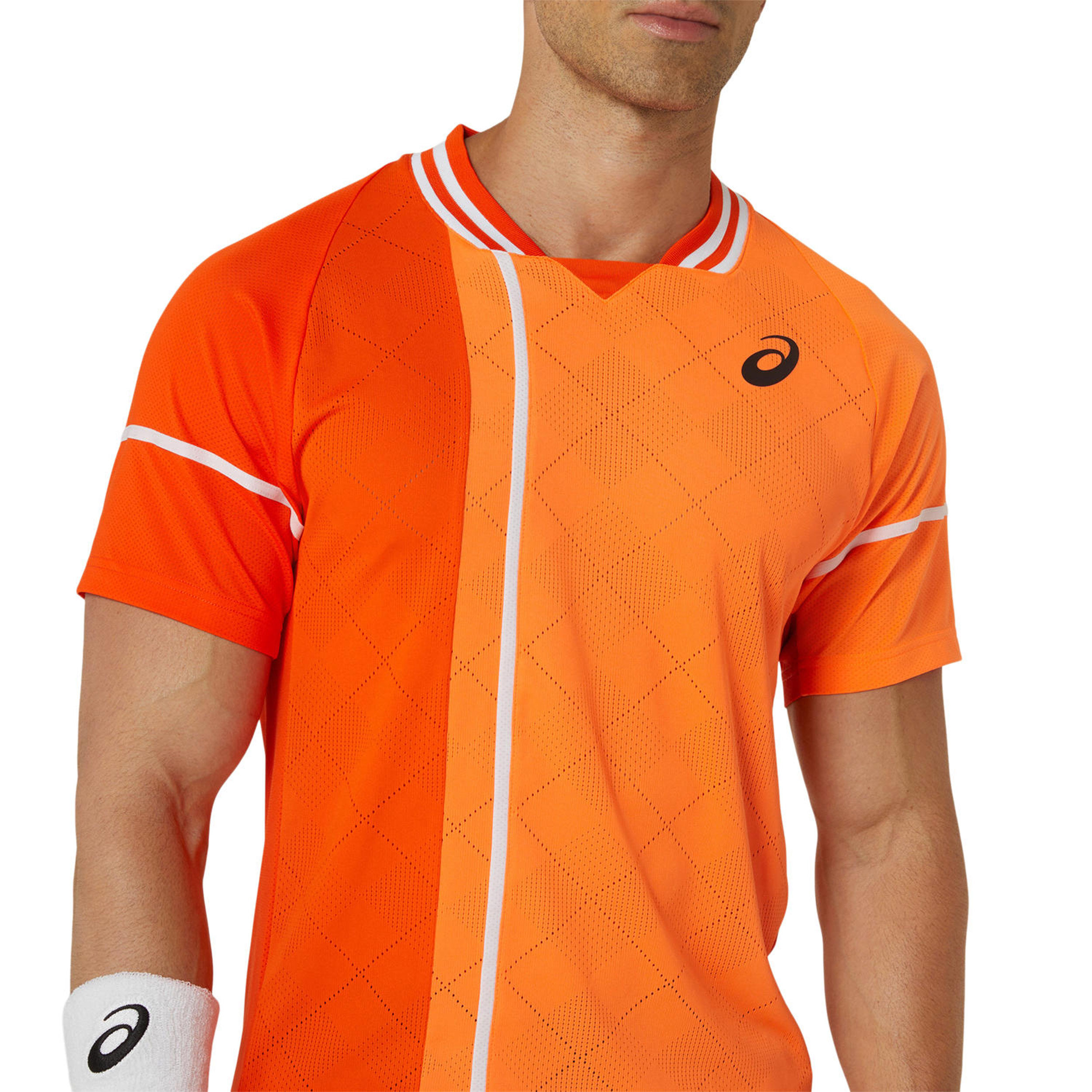 Buy ASICS Match ACTIBREEZE Maglietta Uomini Corallo Arancione