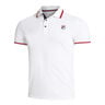 Core Button Piro Polo Uomini-Bianco,Rosso