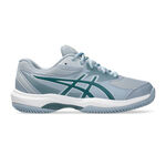 Scarpe da tennis ASICS ASICS GEL-GAME GS/OC Scarpa per terra rossa Bambini-grigio, grigio scuro