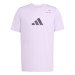 Abbigliamento adidas adidas Category Graphic Maglietta Uomini-Viola,Nero