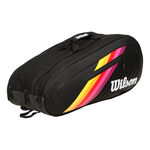 Borse Da Tennis Wilson VHS TEAM 12PK RACKET BAG BLACK