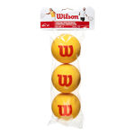 Palline Da Tennis Wilson Starter Foam Balls 3er Stage 3 (rot)