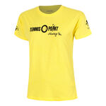 Abbigliamento Tennis-Point Tennis-Point Team Yellow Maglietta Donna-Giallo,Nero