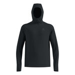 Abbigliamento Odlo Odlo X-Alp Midlayer Camicia Da Corsa Uomini-Nero