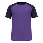 Abbigliamento Odlo Odlo X-Alp Trail Camicia da corsa Uomini-viola, nero