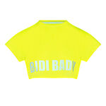 Abbigliamento BIDI BADU BIDI BADU Abdominis Crop Move Maglietta Donna-Giallo Neon