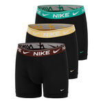 Abbigliamento Nike Nike Ultra Comfort Boxer Confezione Da 3 Uomini-Nero,Multicolore