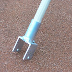 Strumenti per campi da tennis Tegra Tegra Stielaufnahme Snodo Per Spazzola Per Linee 23mm Per Manico In Legno-Multicolore