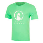 Abbigliamento da tennis Quiet Please Quiet Please Trainings Maglietta Uomini - verde, bianco