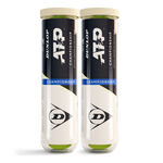 Palline da tennis Dunlop Dunlop ATP Championship Bi Pack 2 Tubi Da 4