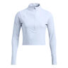 Launch Elite Half Zip Camicia Da Corsa Donna-Blu