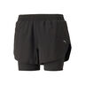 Run Favorite Woven 2in1 3in Pantaloncini Da Corsa Donna-Nero
