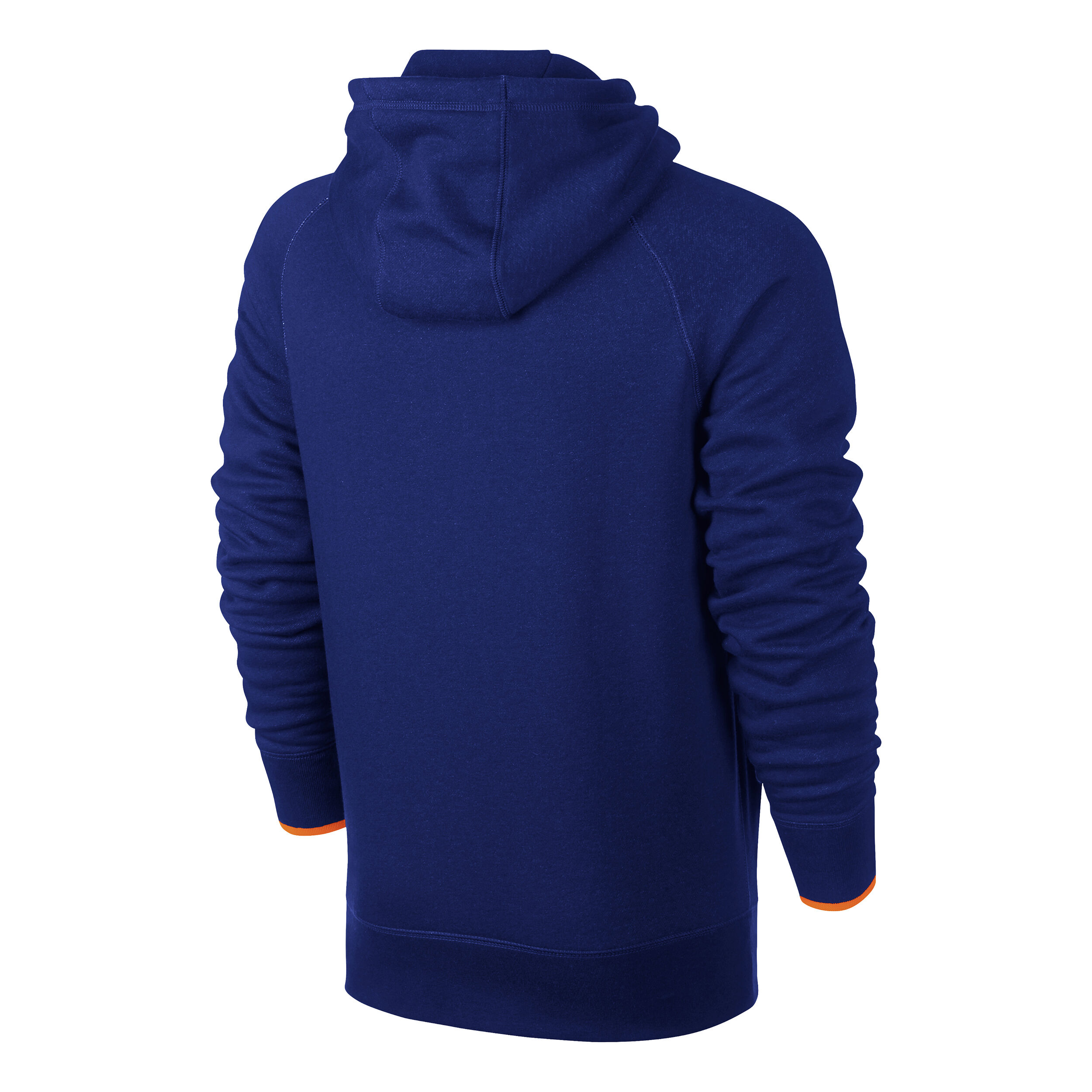 Buy Nike AW77 Heritage Fleece Full Zip Felpa Con Cappuccio Uomini Blu Scuro Arancione online Tennis Point IT