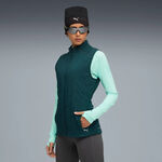 Abbigliamento Puma Puma Cloudspun Warmlbl Gilet da corsa Donna - verde, 