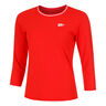 Teamline Manica Lunga Donna-Rosso
