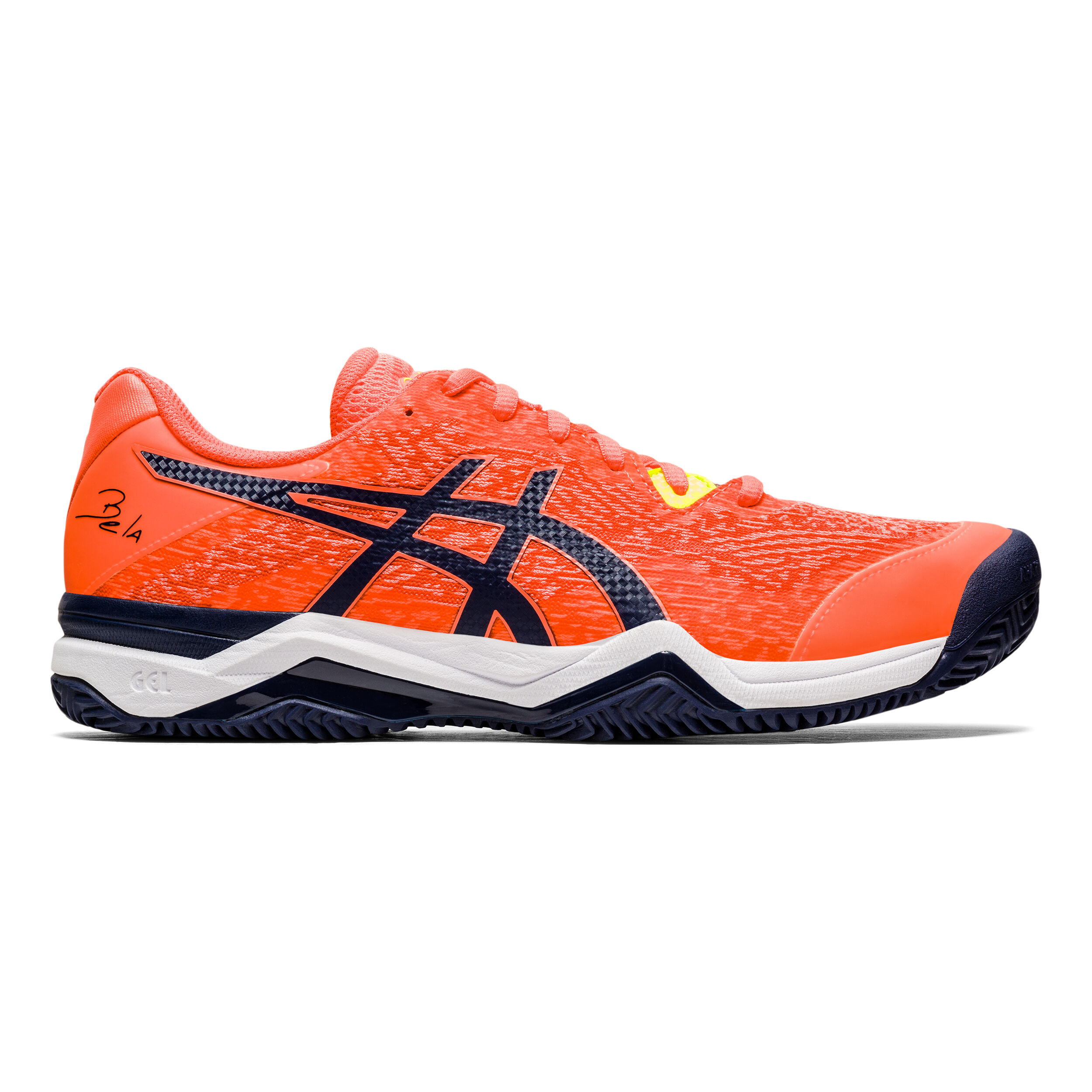 Gel Bela 7 Scarpa Da Padel Uomini Arancione Blu Scuro