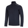 Leon Quarter Zip Manica lunga Uomini-blu scuro