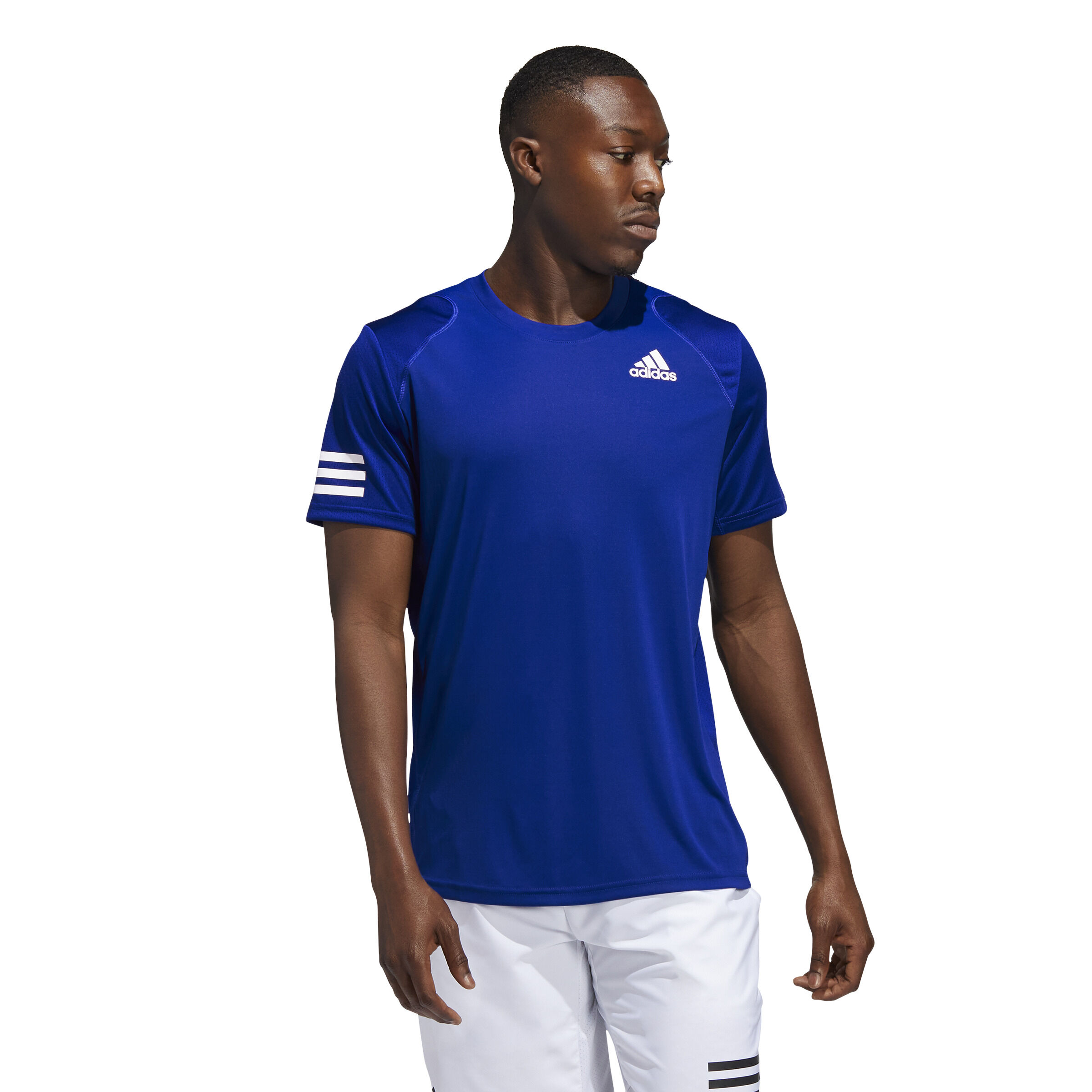 Buy adidas Club 3 Stripes Maglietta Uomini Blu online Tennis