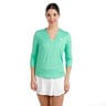 Crew 2.0 V-Neck Manica lunga Donna-verde