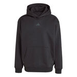 Abbigliamento adidas adidas Oversize Felpa Con Cappuccio Uomini-Nero