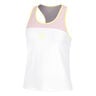 Mind Racerback Canottiera Ragazze-Lilla,Bianco