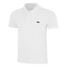 Ribbed Collar Polo Uomini - bianco