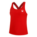 Abbigliamento Quiet Please Quiet Please Serve & Volley 2.0 Canottiera Donna-Rosso