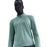 Pacer Half-Zip Longsleeve Camicia da corsa Uomini-turchese, argento