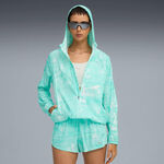 Abbigliamento Puma Puma Velocity AOP Woven Giacca Da Corsa Donna-Verde