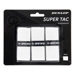 Overgrip Dunlop Dunlop Super Tac Confezione Da 3-Bianco