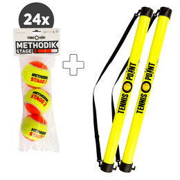 72 Bälle Stage 2 im 3er Polybag + 2x Ballsammelröhre