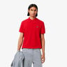 Regular Fit Blend Knit Polo Uomini-Rosso