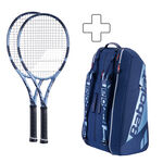 Confezione Di Racchette Babolat 2x Pure Drive Plus Schlägertasche