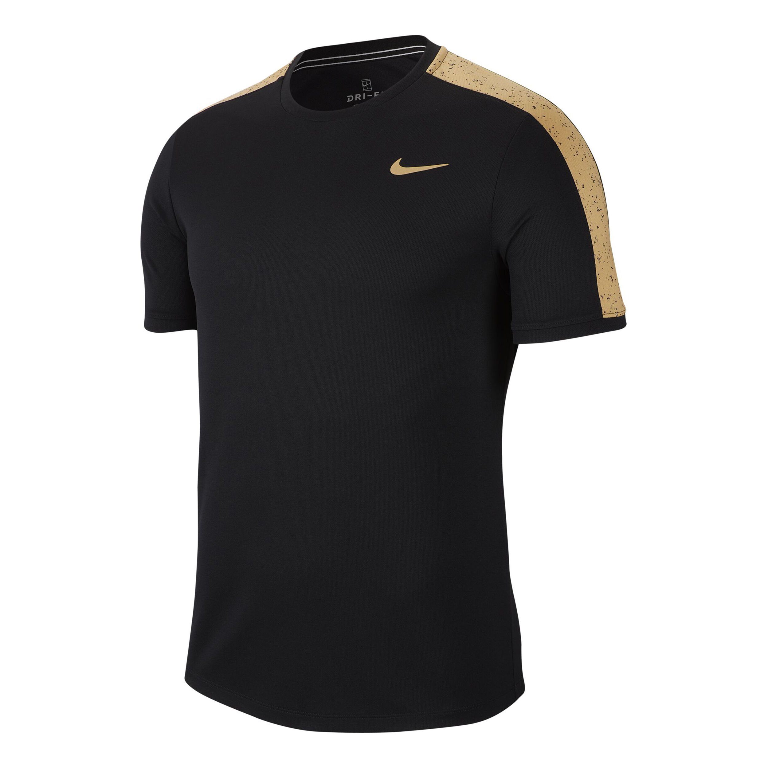 Maglietta nike nera e 2025 oro