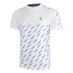 Abbigliamento Original Penguin Original Penguin Performance Tennis Ball Maglietta Uomini-Bianco