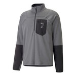 Abbigliamento Puma Puma Seasons Raincell Half-Zip Top Da Corsa Uomini-Grigio,Nero