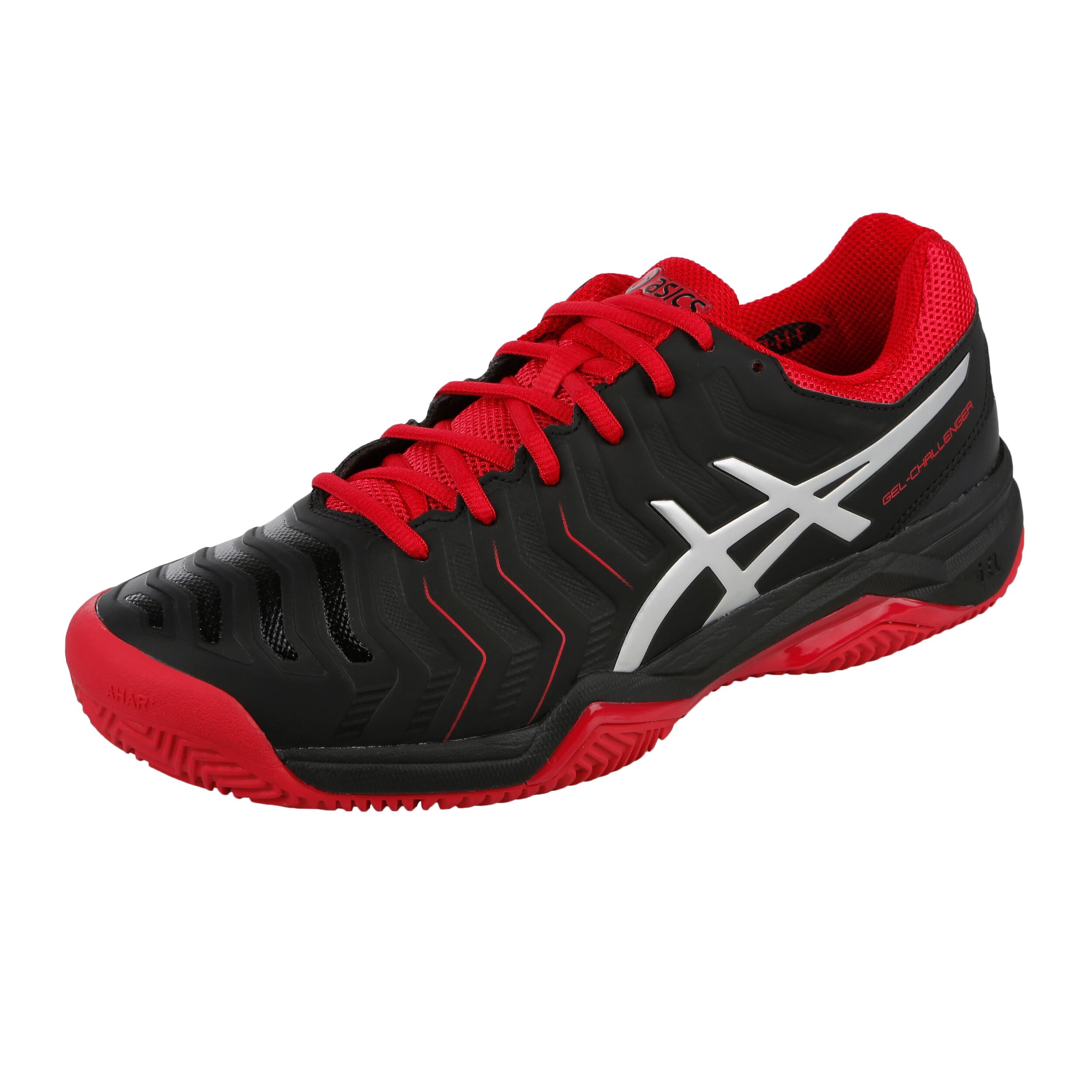 Gel Challenger 11 Clay Scarpa Per Terra Rossa Uomini Nero Rosso