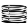 Swoosh Sport Tipped Fascia Per Capelli Confezione Da 6-Bianco,Nero