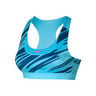 Alpha Graphic Reggiseni sportivi Donna - blu, 