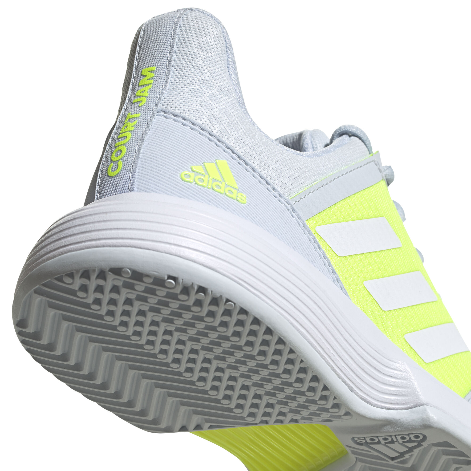 Buy adidas CourtJam Bounce Scarpa Per Tutte Le Superfici Donna Blu Chiaro Giallo Neon online Tennis Point IT