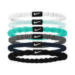 Abbigliamento Nike Nike Flex Hair Tie Fascia per capelli Confezione da 6 Unisex - multicolore, bianco