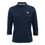 Abbigliamento Da Tennis Tecnifibre W. THERMOZIP 3/4 SLEEVE MARINE XS