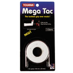 Overgrip Tourna Tourna Mega Tac Confezione Da 3-Bianco