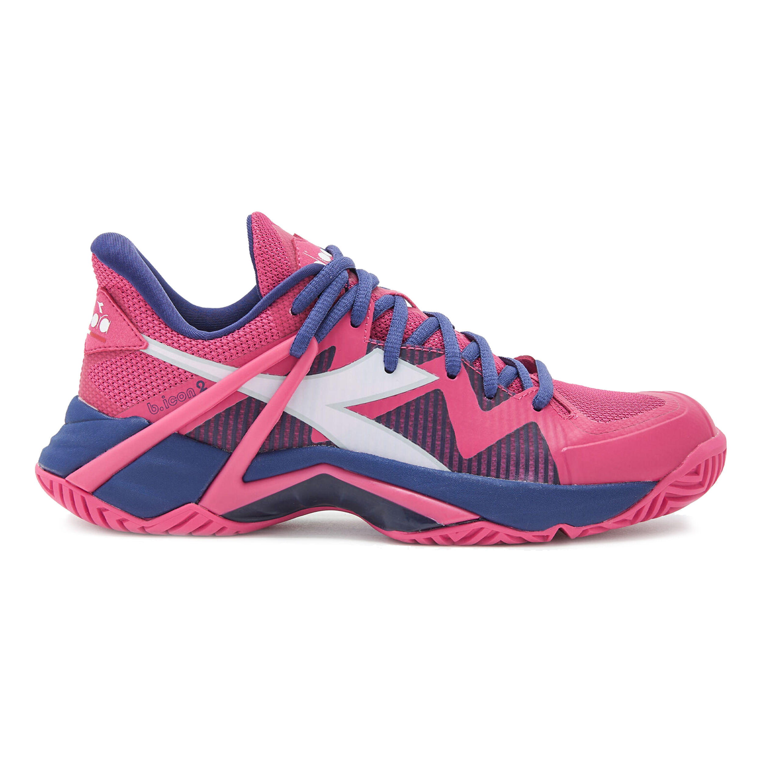 Buy Diadora B.Icon 2 Scarpa Per Tutte Le Superfici Donna Rosa Blu Scuro online Tennis Point IT