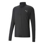Abbigliamento Puma Puma Run Favorite 1/4 Zip Camicia Da Corsa Uomini-Nero