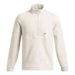Abbigliamento Under Armour Under Armour Expanse Fleece Half-Zip Felpa Uomini-Crema,Nero