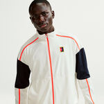 Abbigliamento da tennis Nike Nike Court Heritage Giacca da allenamento Uomini-crema, arancione