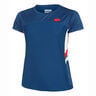 Squadra III Maglietta Donna-Blu,Bianco