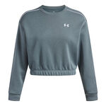Abbigliamento Under Armour Under Armour Rival Fleece Piped Crew Felpa Donna - grigio-blu, 