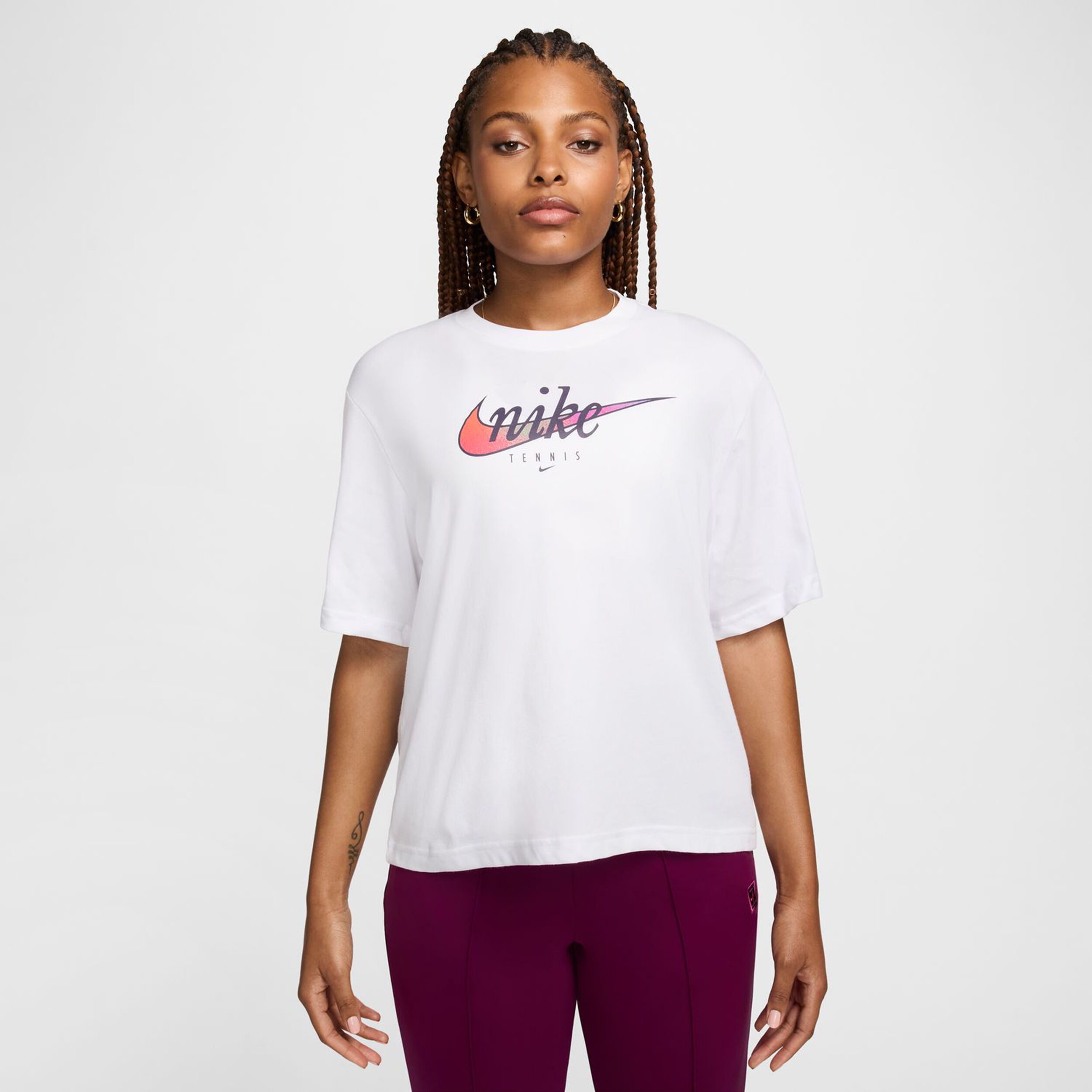 Maglia nike donna bianche sales